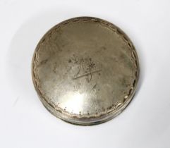 William IV silver patch box, George Richards, London 1833, 4.5cm