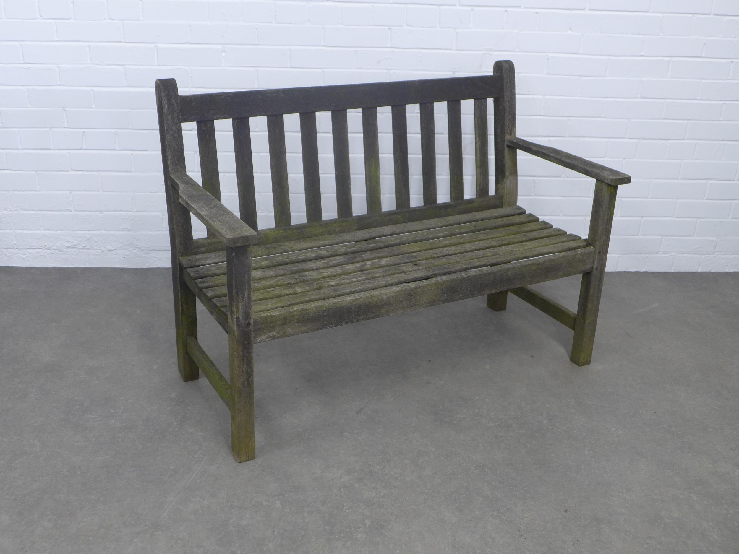 Garden bench, 120 x 87cm. - Image 3 of 3