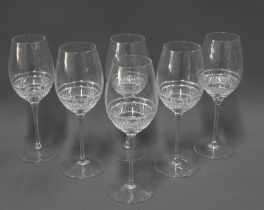 John Rocha for Waterford, set of six Voya red wine glasses, boxed (6)