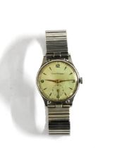 GIRARD PERREGAUX, Gents vintage stainless steel wrist watch