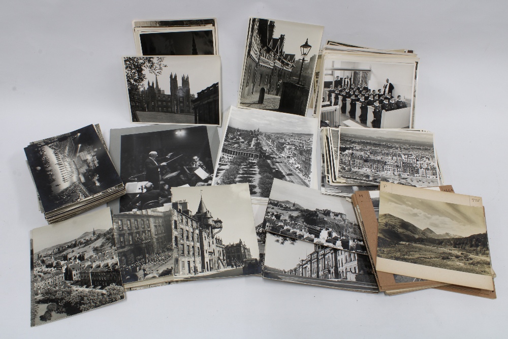 Collection of vintage black and white topographical and other photographs (a lot)