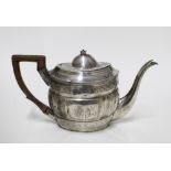 Georgian silver teapot, Thomas Watson, Newcastle 1804 , 15cm high