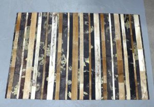 John Lewis leather back rug, 178 x 119cm.
