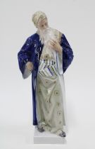 Royal Copenhagen porcelain figure 'Nathan The Wise', model number 1413, designed by Adolf Jahn, 16 x