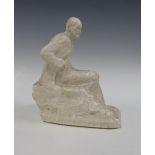Oscar Nemon (1906-1985) Sigmund Freud figure, 22 x 25cm.