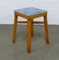Retro stool, 31 x 45cm.