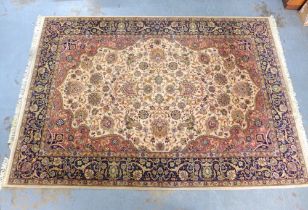Super Keshan wool rug, 430 x 296cm.