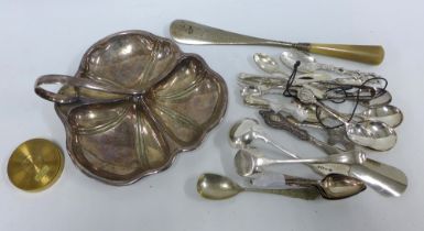 Epns and silver plated items to include cutlery and serving dishes, etc (a lot)