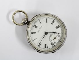 Waltham silver cased pocket watch