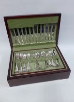 Arthur Price silver plated cutlery in a canteen case