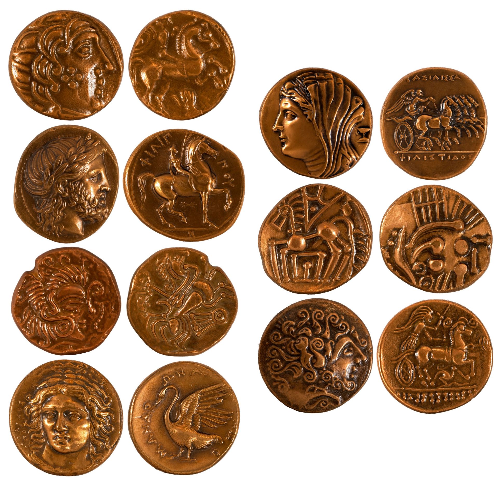 Konvolut von 7 Medaillen der Monnaie de Paris (Staatliche Münzprägeanstalt, Frankreich) | 20. Jh.