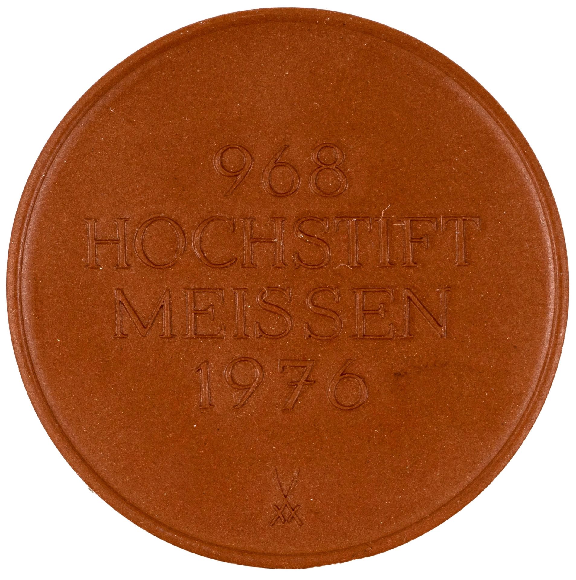 Meissen, Porzellan-Manufaktur | Konvolut von 7 Böttger Steinzeug - Medaillen - Bild 9 aus 15