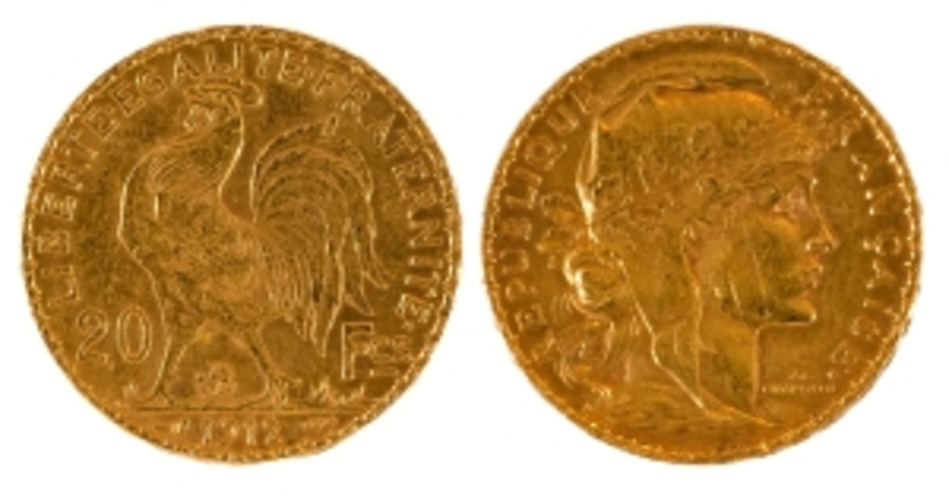 FRANKREICH | 1912 | 20 Francs-Münze (Gold)