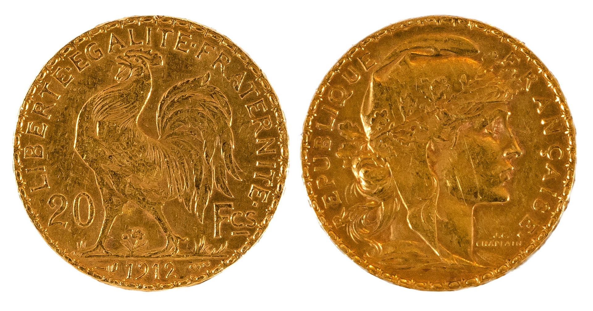 FRANKREICH | 1912 | 20 Francs-Münze (Gold)
