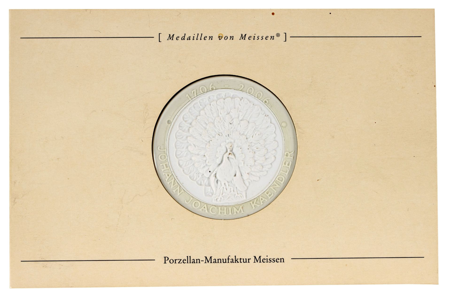 Meissen, Porzellan-Manufaktur | Konvolut von 5 Porzellan-Medaillen: - Bild 10 aus 12