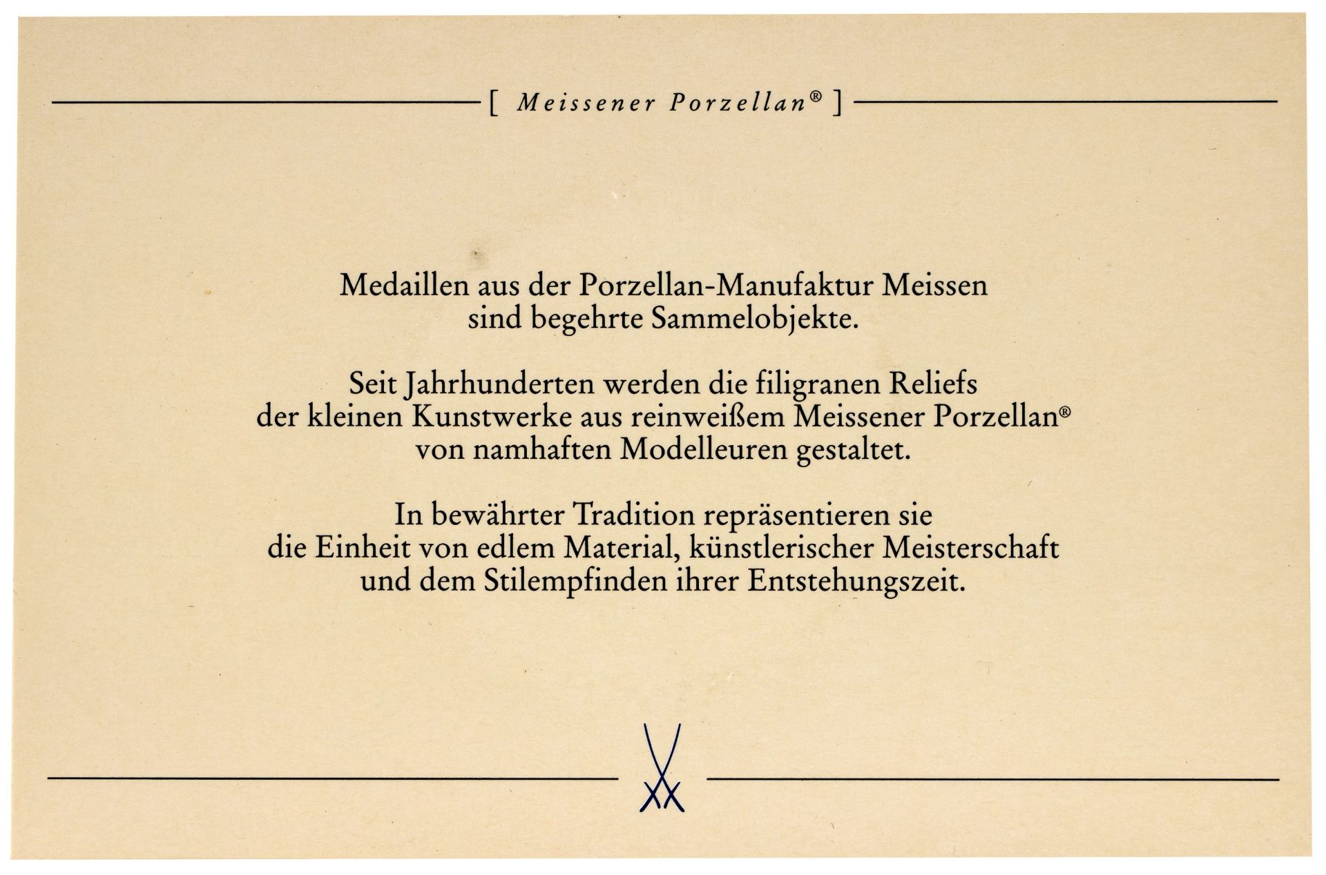 Meissen, Porzellan-Manufaktur | Konvolut von 5 Porzellan-Medaillen: - Bild 11 aus 12
