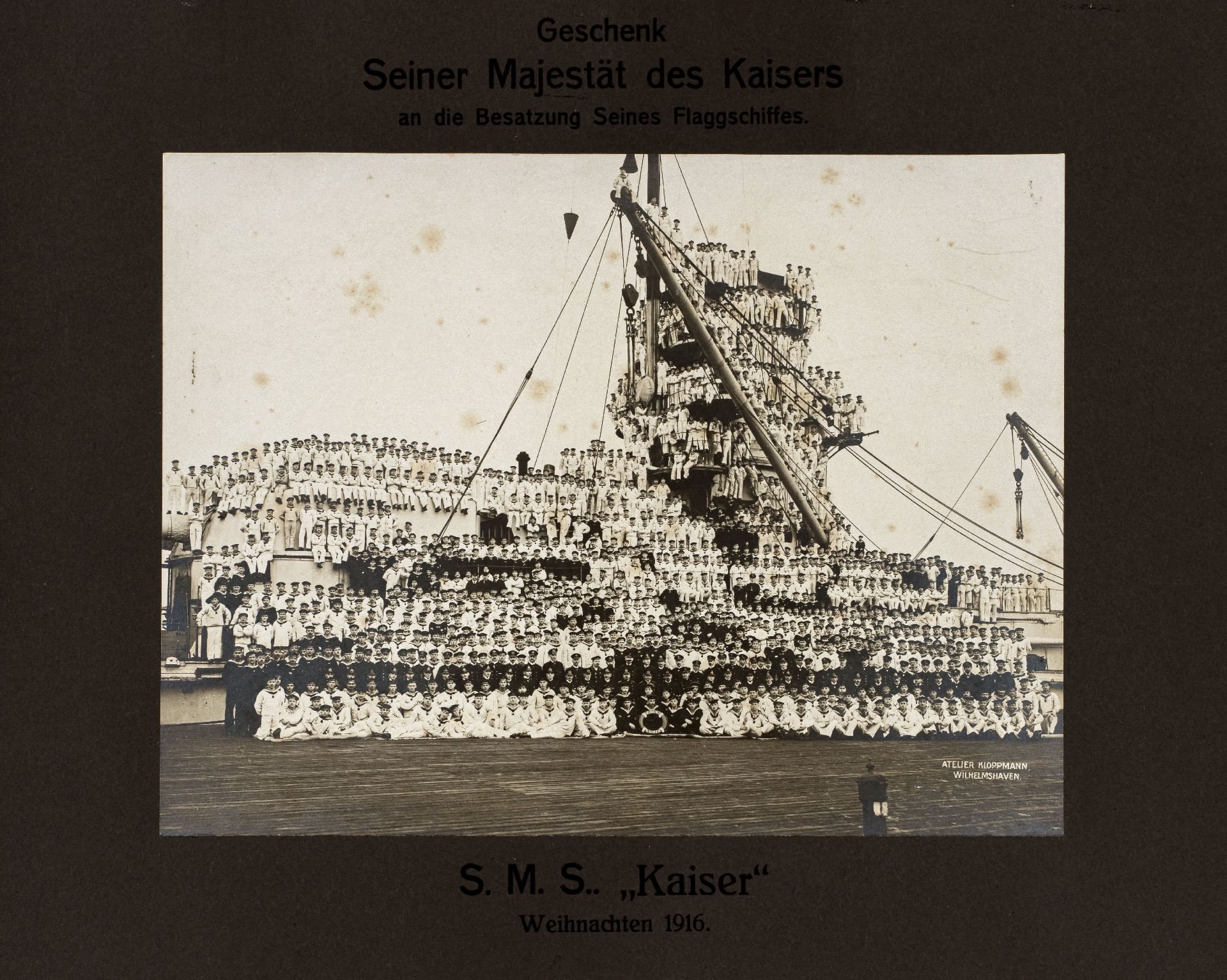 FOTOGRAFIE | S. M. S. "Kaiser"