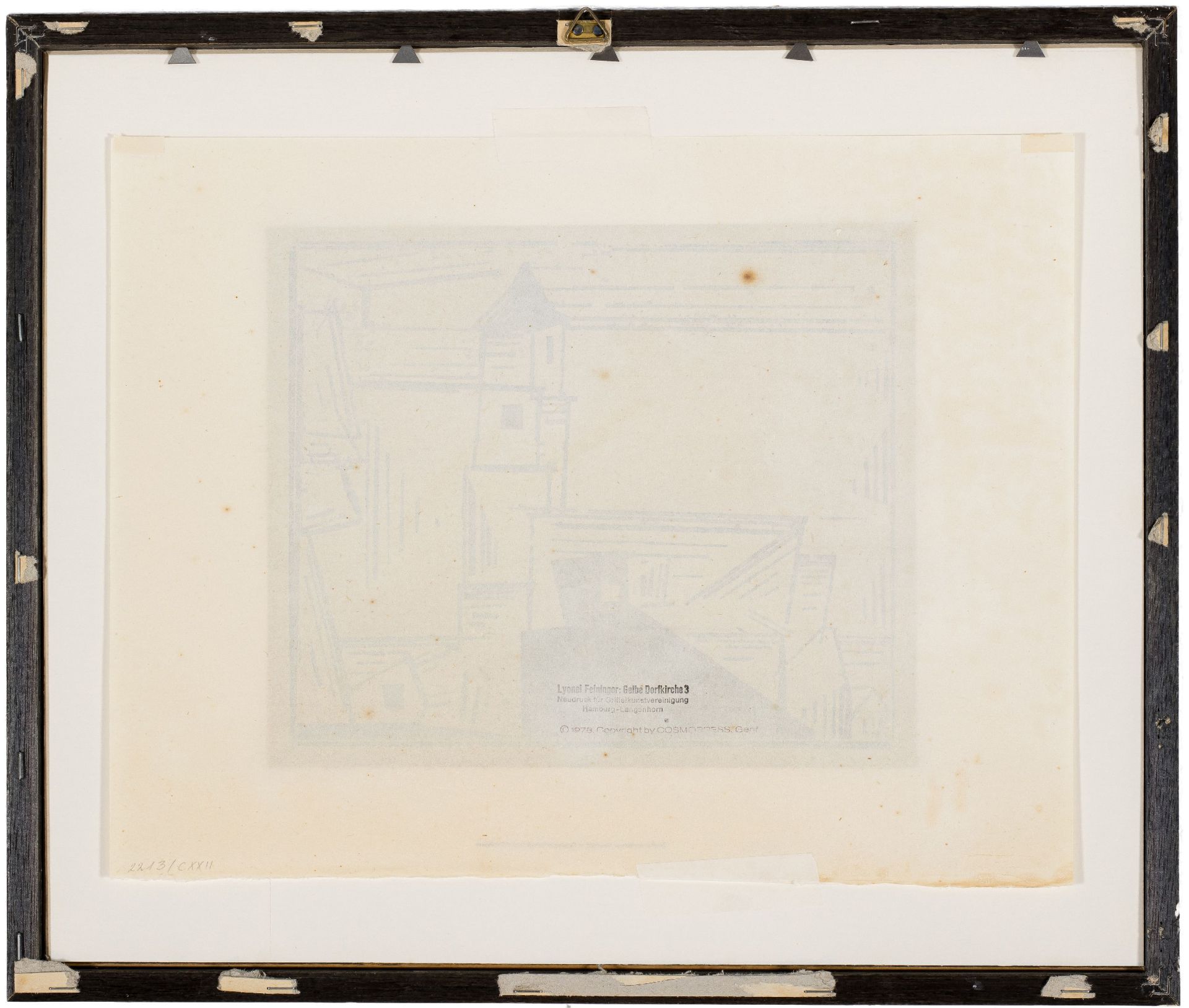 Feininger, Lyonel | 1871 New York, USA - 1956 Ebenda - Bild 3 aus 3