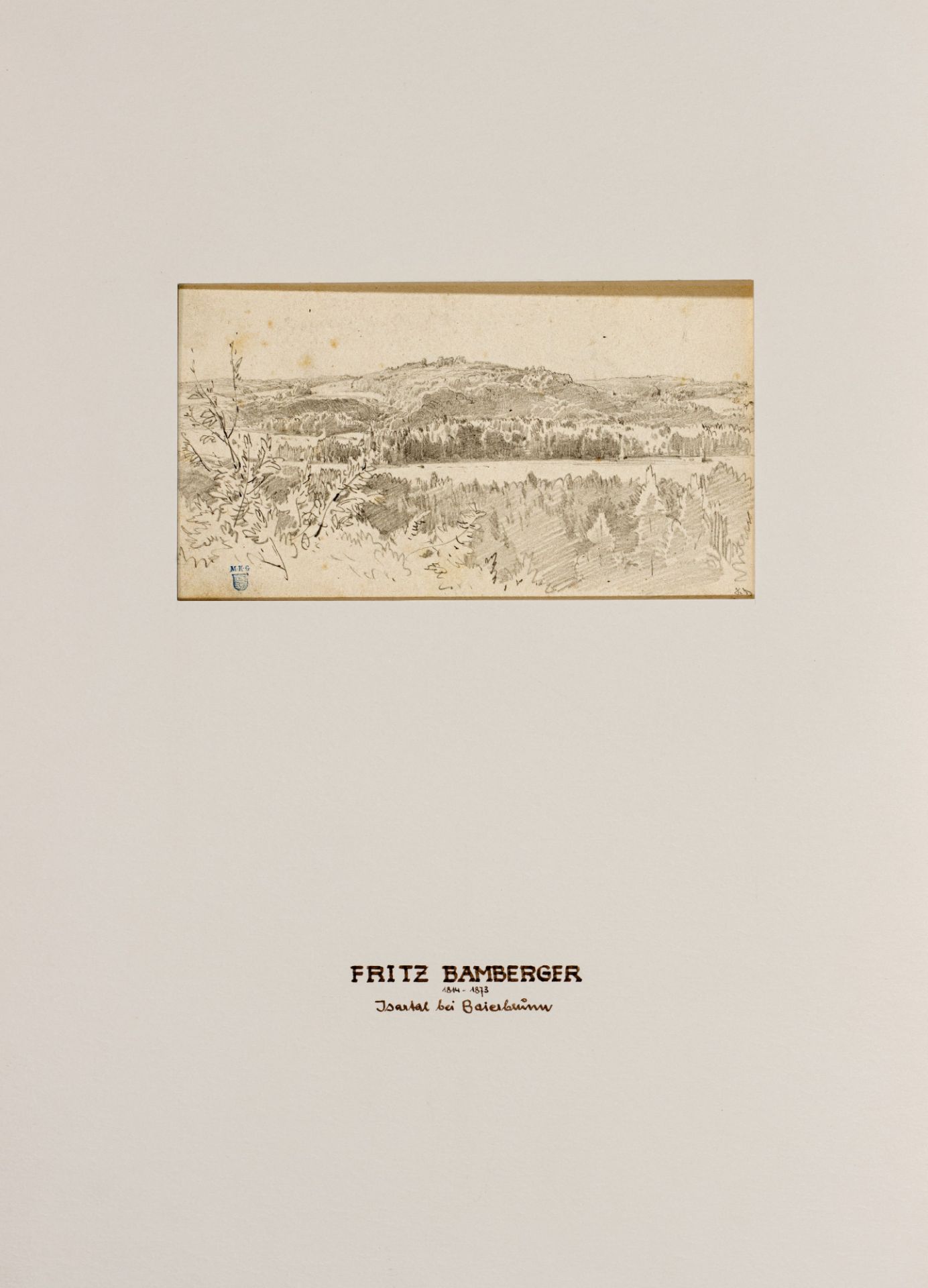 Bamberger, Fritz | 1814 Würzburg - 1873 Nauenhain, Bad Soden am Taunus - Image 2 of 2