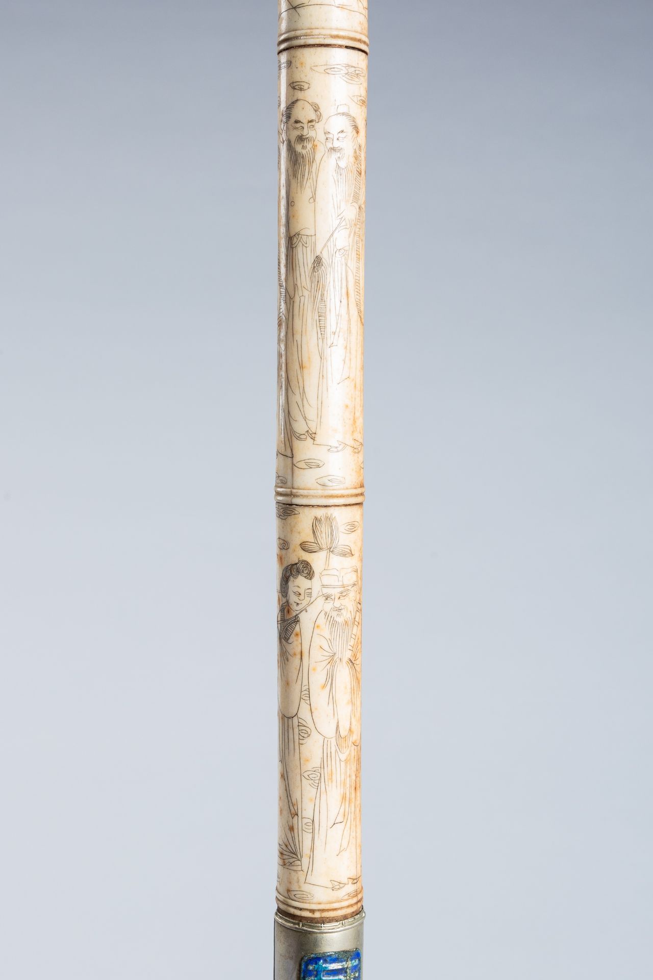 A GROUP OF FIVE OPIUM PIPES, c. 1920s - Image 26 of 41