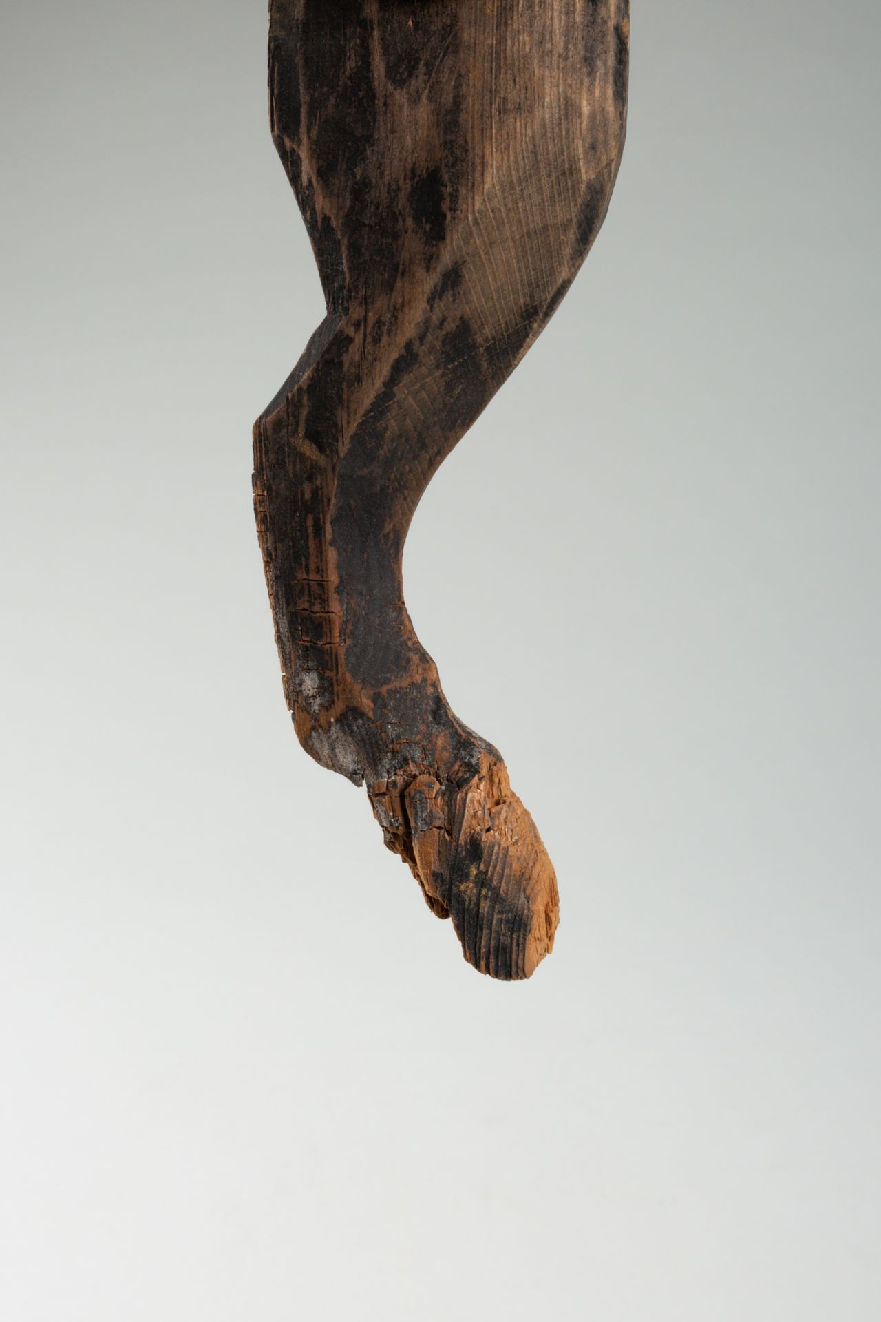 A WOOD FIGURE OF A HORSE, HAN DYNASTY AND LATER - Image 3 of 8