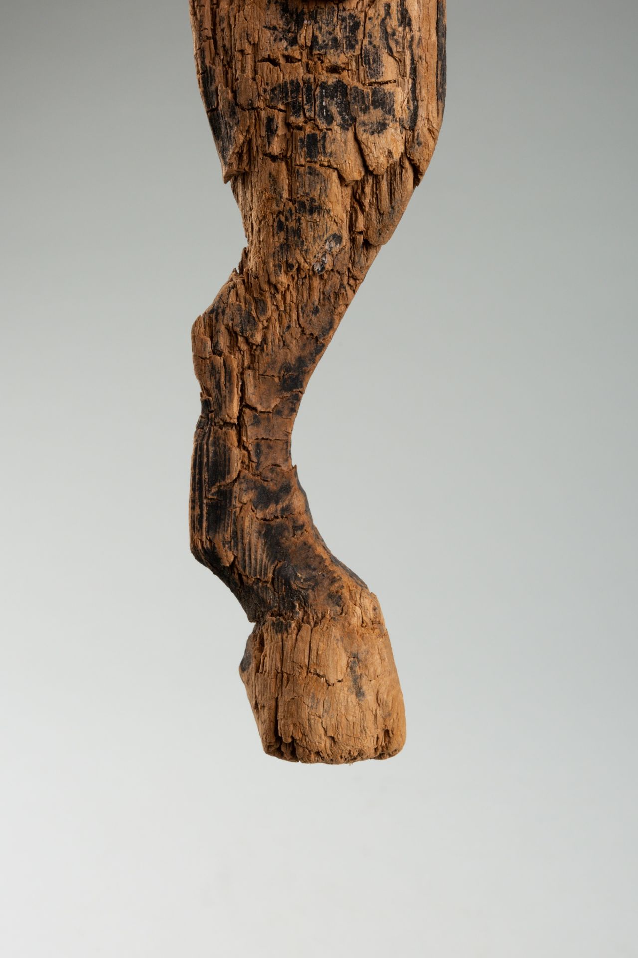 A WOOD FIGURE OF A HORSE, HAN DYNASTY AND LATER - Image 4 of 8