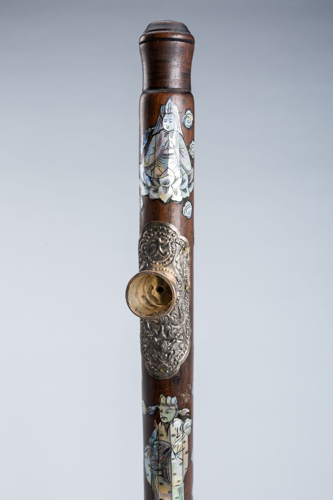 A GROUP OF FIVE OPIUM PIPES, c. 1920s - Image 20 of 41