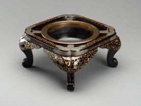 A LACQUER STAND FOR A HIBACHI (BRAZIER), EDO