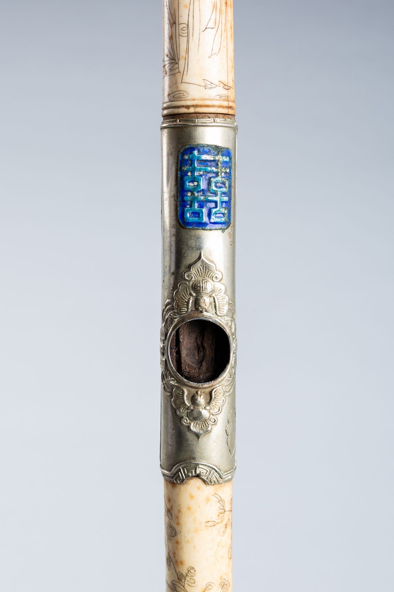 A GROUP OF FIVE OPIUM PIPES, c. 1920s - Image 27 of 41