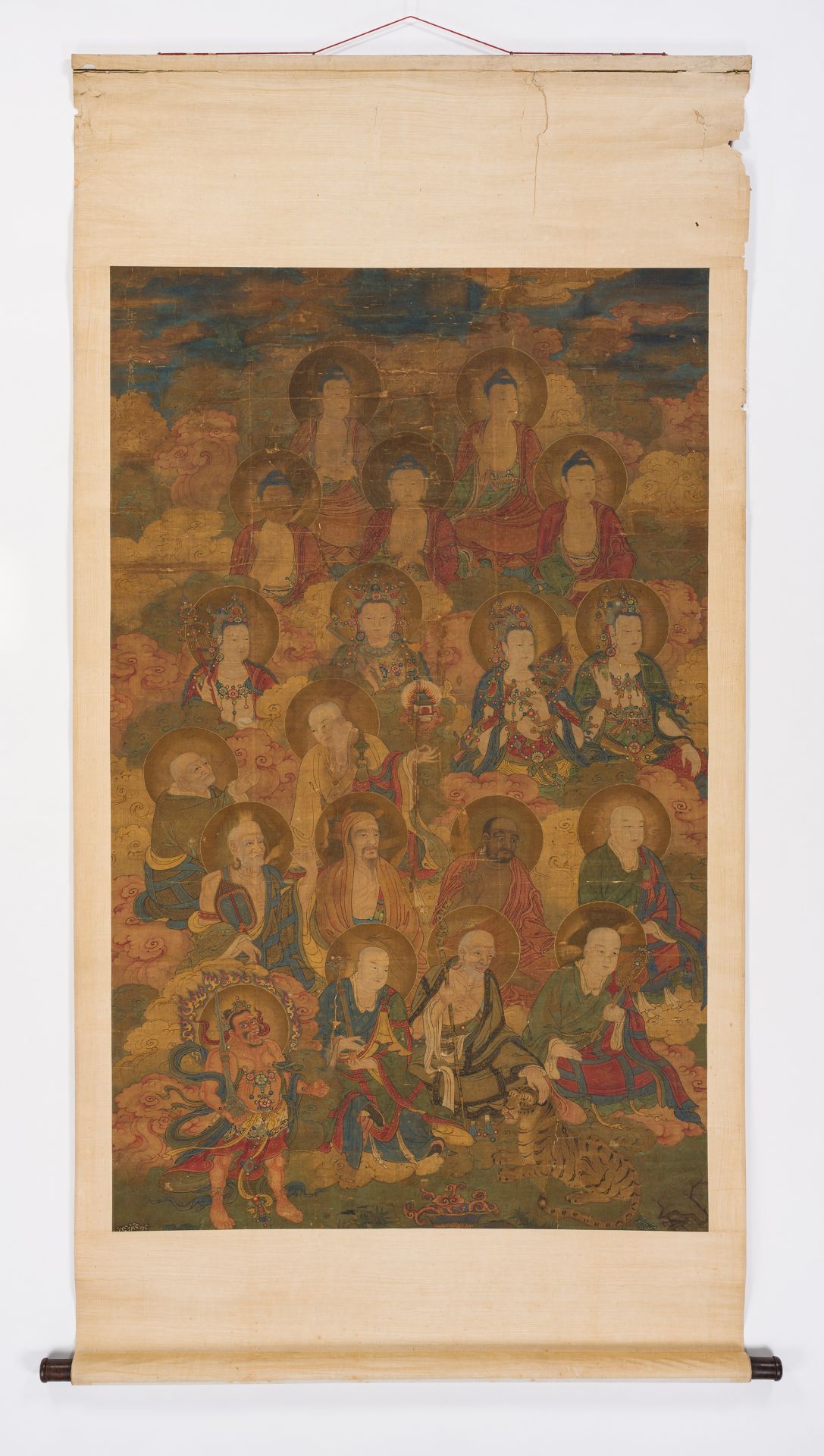 BUDDHAS, BODHISATTVAS, ARHATS, AND A VAJRAPANI' - Image 8 of 9