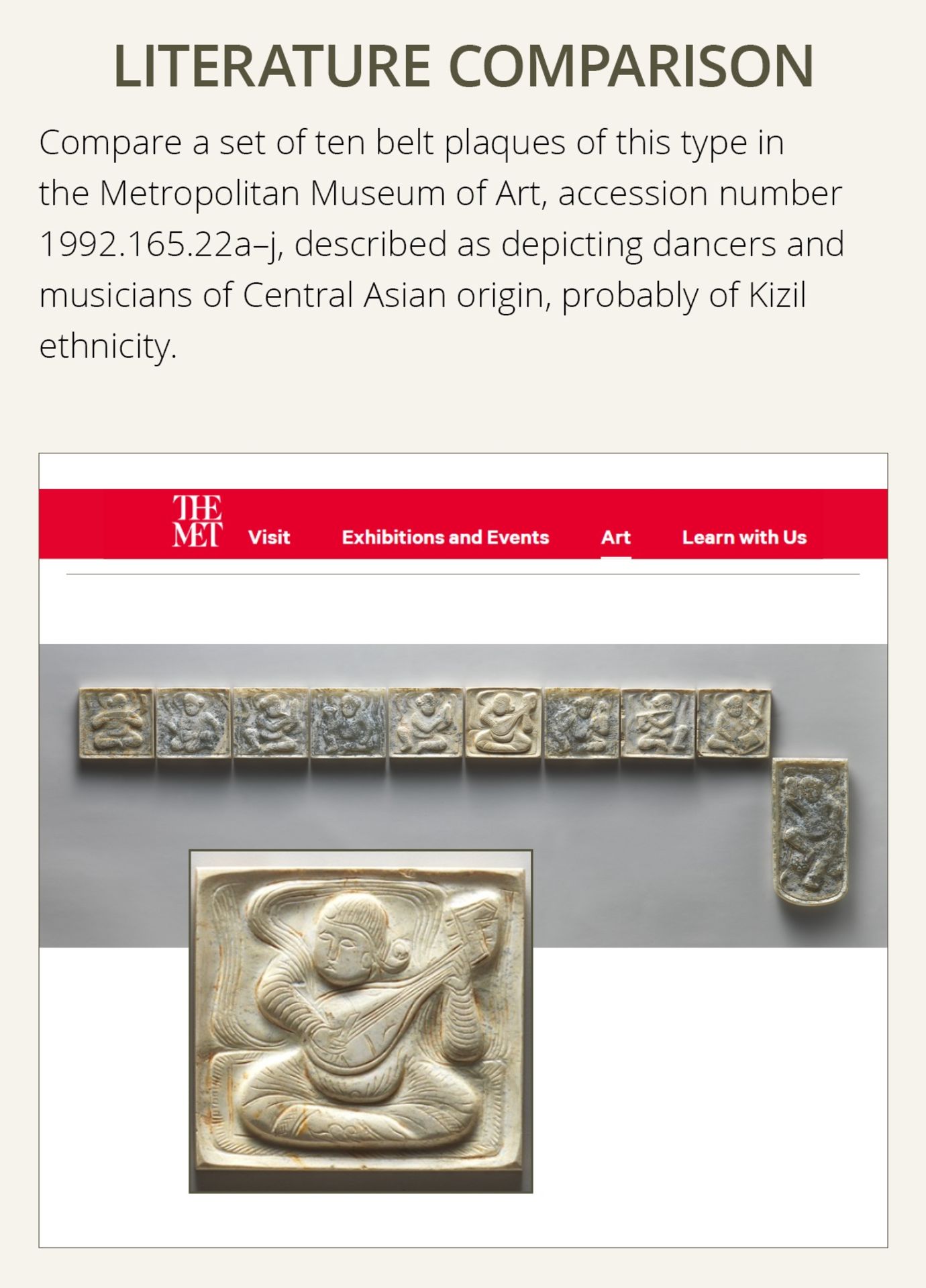 A JADE 'MUSICIAN' BELT PLAQUE, TANG DYNASTY - Image 3 of 11