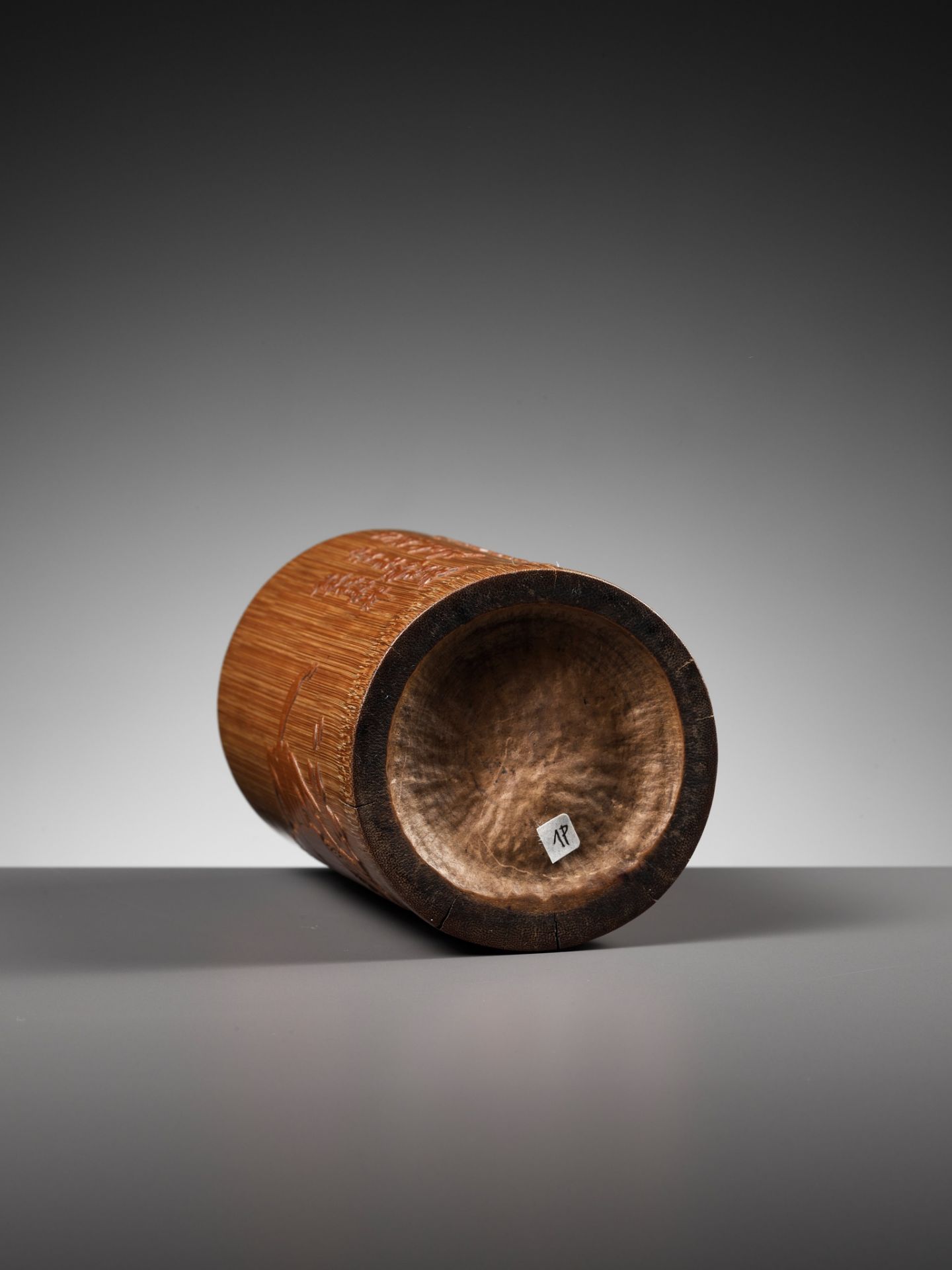 A BAMBOO 'CRAB' BRUSHPOT, BITONG, BY LIU SONGSEN, DATED 1756 - Image 12 of 14