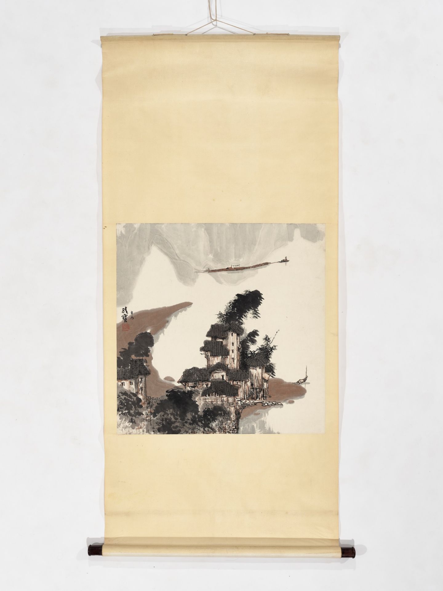 WATER AND RIVER LANDSCAPE', BY WANG WEIBAO (B. 1942), DATED 1981 - Image 10 of 15