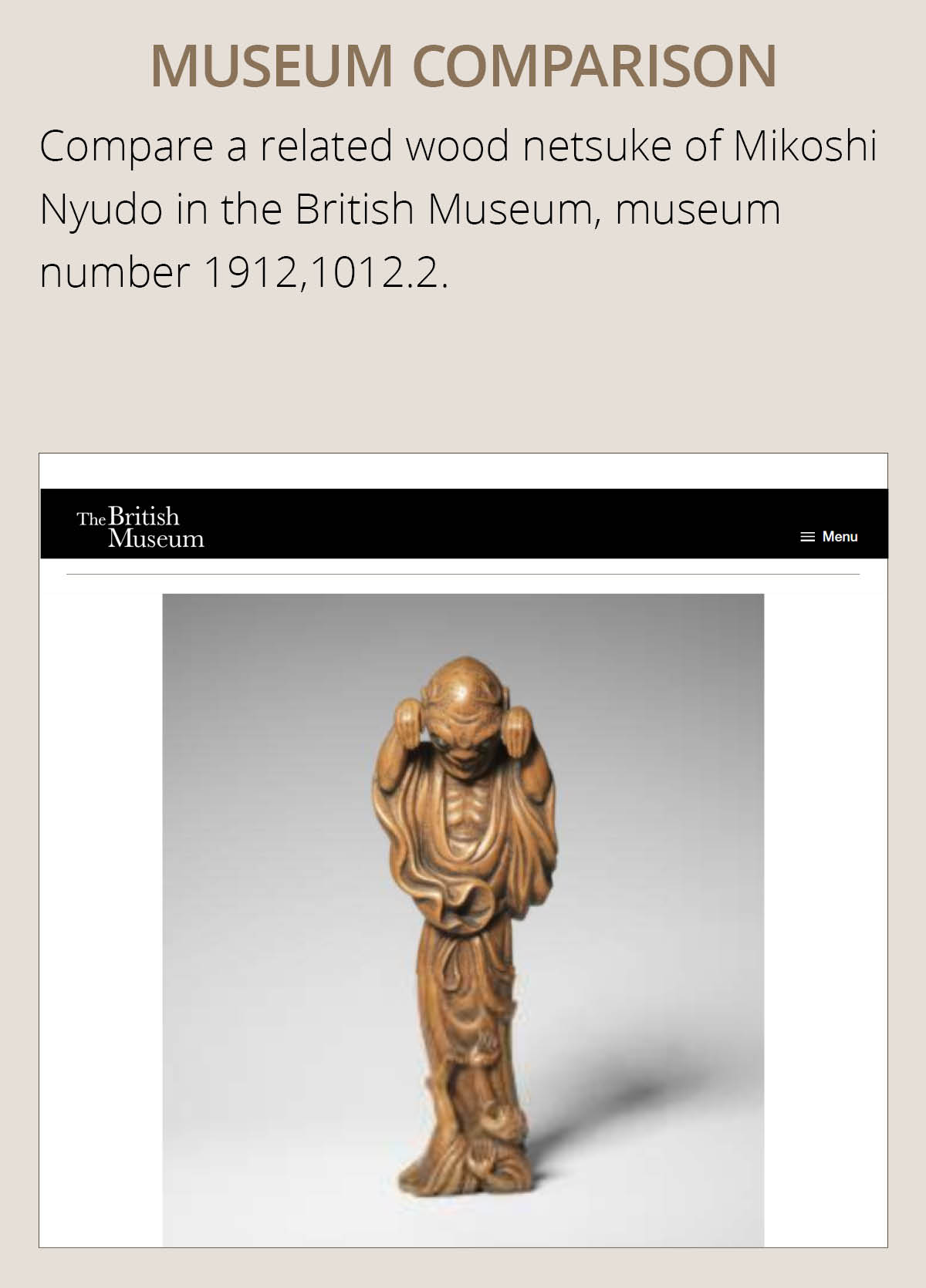 HIDEMASA: A SUPERB AND LARGE IVORY NETSUKE OF THE BAKEMONO MIKOSHI NYUDO - Bild 5 aus 26