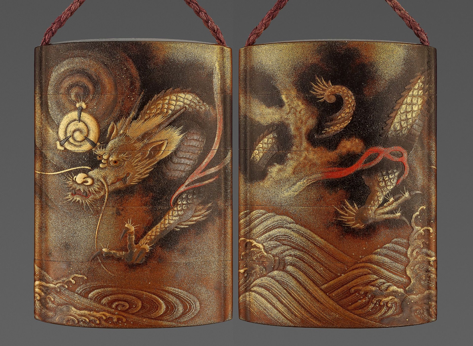 AN IMPORTANT SET WITH TWELVE INRO DEPICTING THE JUNISHI (ZODIAC) - Image 10 of 20