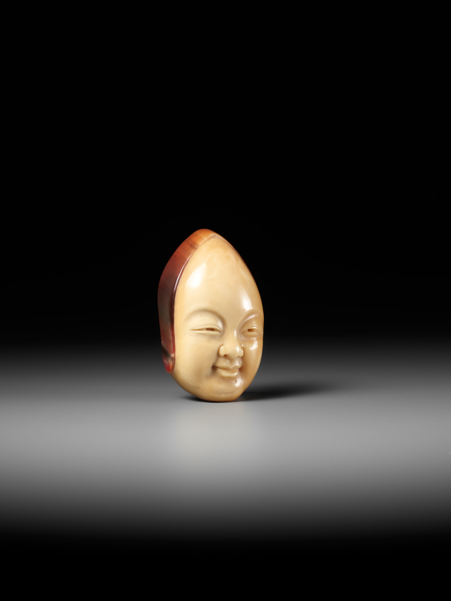 MEIGYOKUSAI: A RARE HONEN (HORNBILL) NETSUKE OF SHOJO - Image 9 of 11