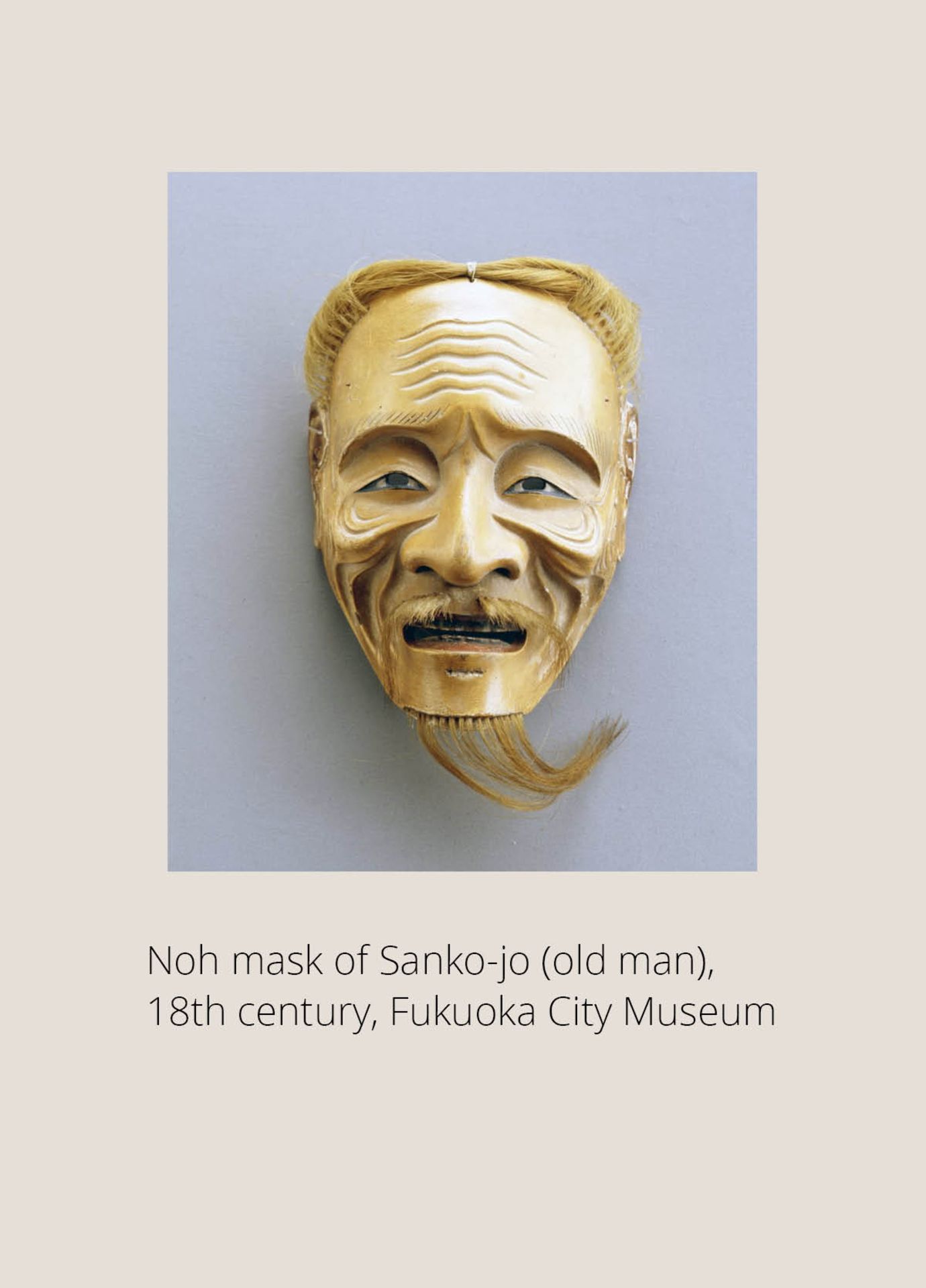 JOBUN: A RARE WOOD NETSUKE OF SANKO-JO (OLD MAN) - Bild 6 aus 10