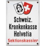 SCHWEIZ. KRANKENKASSE HELVETIA SEKTIONSKASSIER