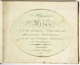 WALCH, JOHANNES: ALLGEMEINER ATLAS, AUGSBURG 1803