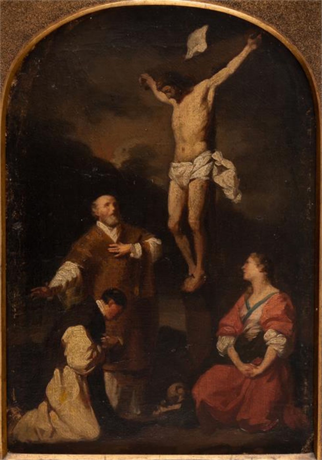 CHRISTUS GEKREUZIGT MIT DEN HEILIGEN EUSEBIUS, PHILIPP NERI UND MARIA MAGDALENA