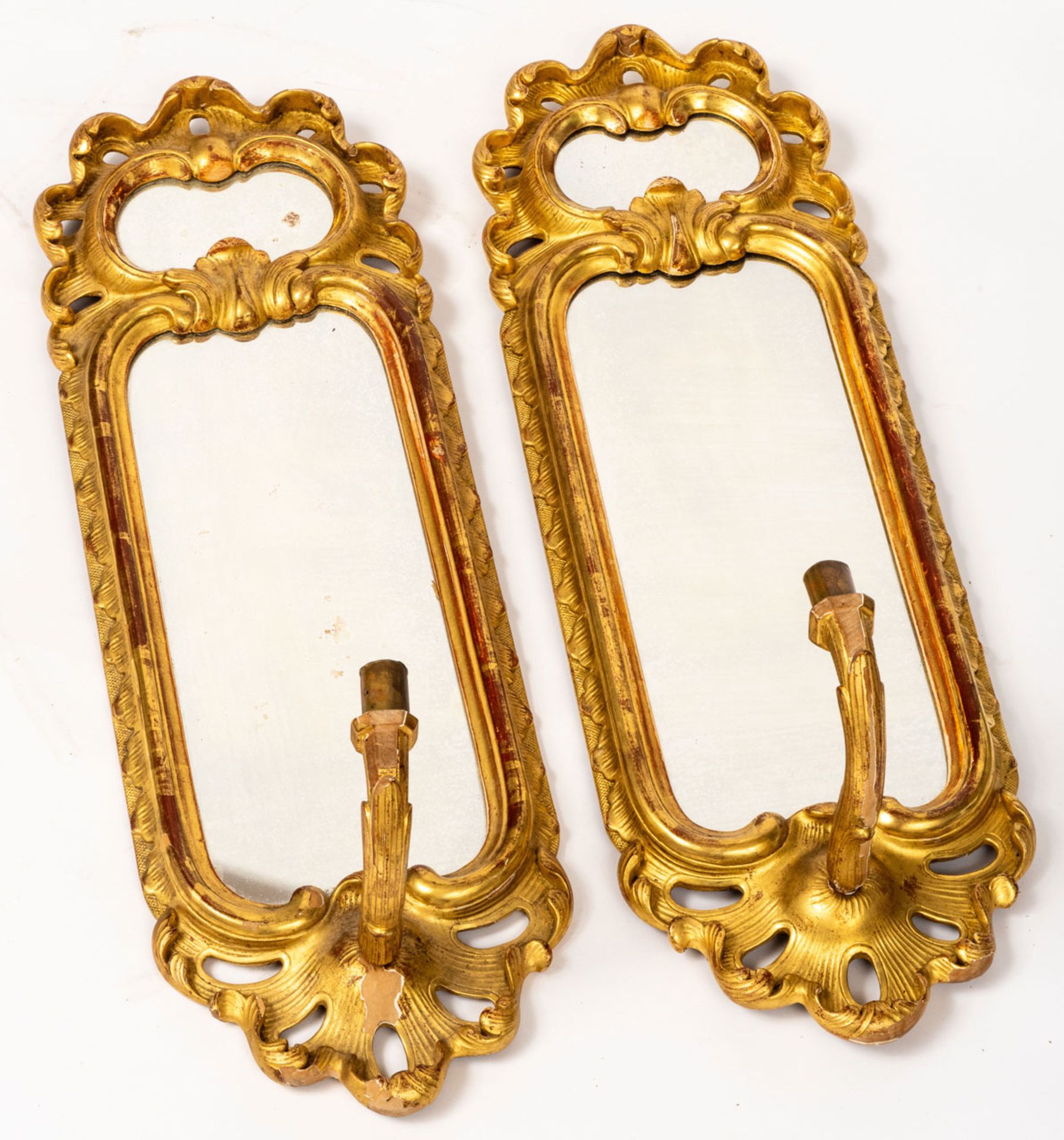 1 PAIR OF MIRROR APPLIQUES