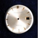 IWC Watch Co., Schaffhausen, engineer, silver-plated Dial with gold-plated hour markers,