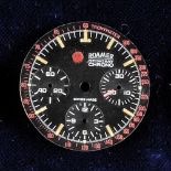 Roamer Stingray Chrono Dial, Black, Hour Luminous indexes