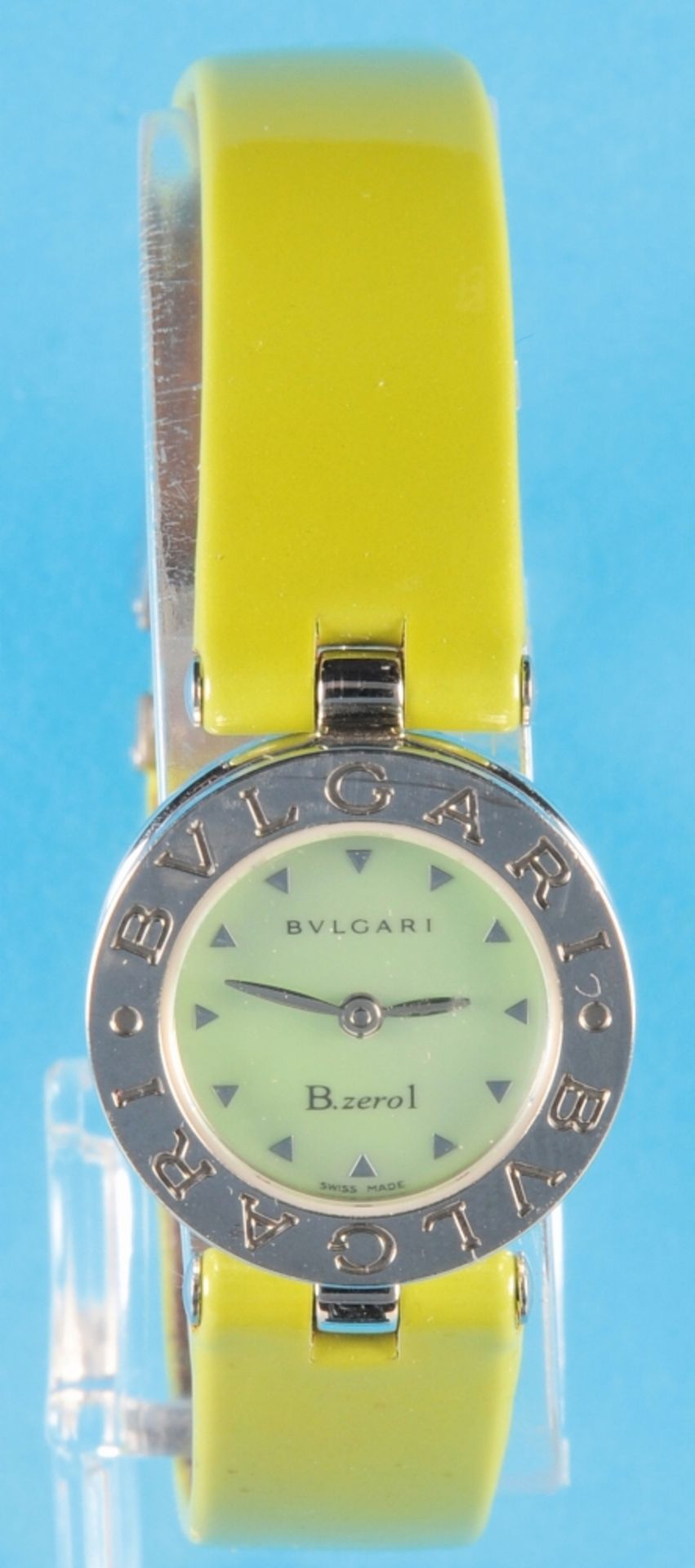 Bulgari BB 22 2 ladies' wristwatch, steel case, back with 3 small screws, cal.screwed down with 3 sm