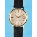 Eterna-Matic Centenaire "61" steel wristwatch with gold hood, circa 1438U, 1960s,