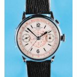 Philippe Watch, Chronometre Lucien Swiss, wristwatch with 1-pusher column-wheel chronograph, telemet