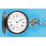 Vacheron & Constantin jewelry pocket watch with sprung cover (half-savonnette), on dial and cuvette