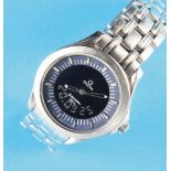 Omega Seamaster 120 m Digital Quartz multifunction wristwatch chronograph with analog hour indicatio