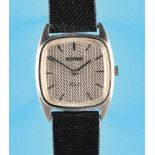 Juvenia "Rivoli" wristwatch, NOS, with Juvenia label, RF 9058M, Steel, cal. 1103, 1970s,