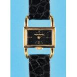 Jaeger-LeCoultre 18 ct. Women's Jewelry Wristwatch with Black Dial, cal. 840,